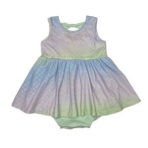 Swoon‎ Baby Ombre Under The Sea Dainty Bow Bubble Dress